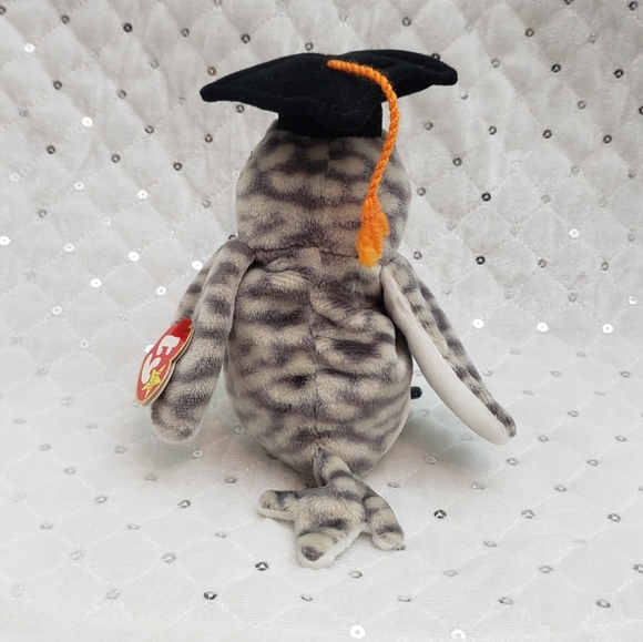Vintage Ty Beanie Baby  "WISER" Class of '99 - Picture 4 of 10
